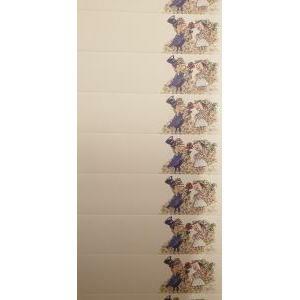 Bigliettini matrimonio avorio con coppia di sposi 45x25 mm - 10 pz