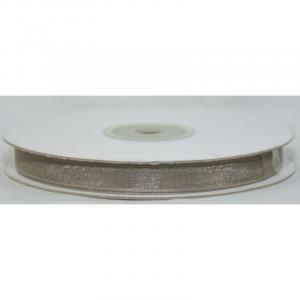 Nastro organza fango - 6 mm x 50 mt