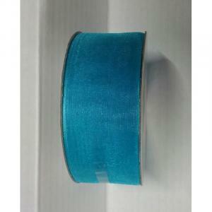 Nastro organza azzurro - 38 mm x 50 mt