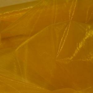 Organza giallo scuro - 37 cm x 10 yd