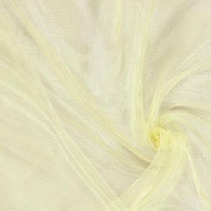 Organza giallo chiaro - 45 cm x 10 yd