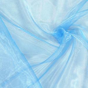 Organza tessuto azzurro - 150 x 300 cm