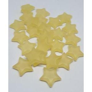 Stelle in plastica champagne opache - 23 mm x 25 pz