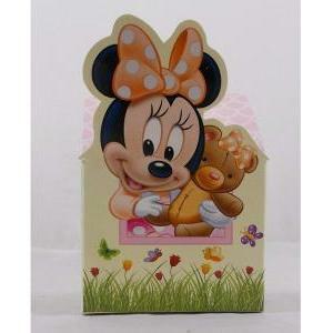 Casetta porta confetti baby minnie - 60x50x90 mm