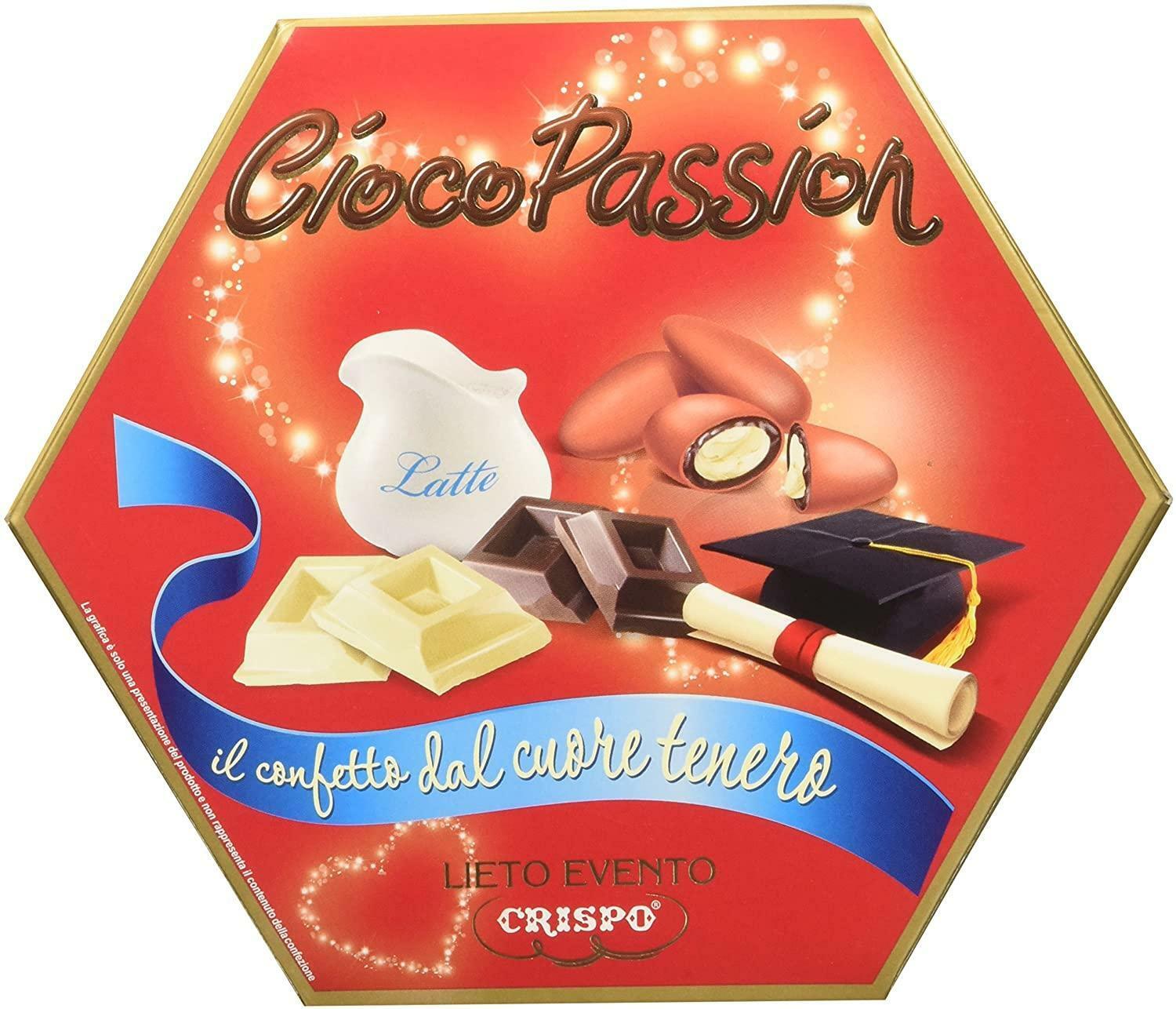 crispo crispo lieto evento ciocopassion rosso -  500 gr.