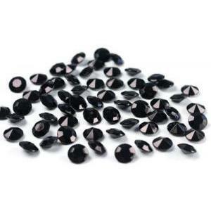 Diamanti in acrilico nero 6 mm - 20 gr