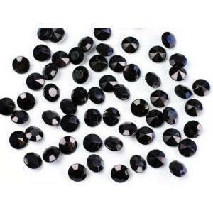 Diamanti in acrilico nero 6 mm - 20 gr