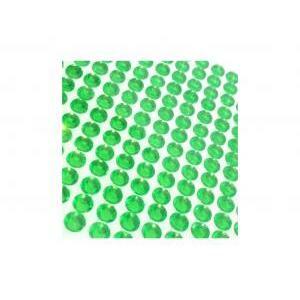 Strass adesivi a brillantino verde - 3 mm