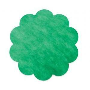 Cerchio tnt verde scuro (24 cm x 50 pz)