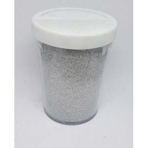 Polvere glitter argento - 100 gr