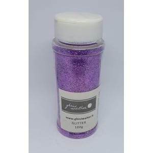 Polvere glitter lilla - 100 gr