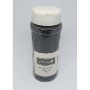 Polvere glitter nera - 100 gr