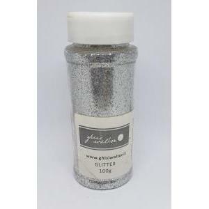 Polvere glitter argento - 100 gr