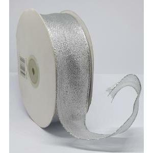 Nastro glitter animato argento - 40 mm x 25 mt