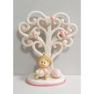 Albero della vita con bimba - 9 cm