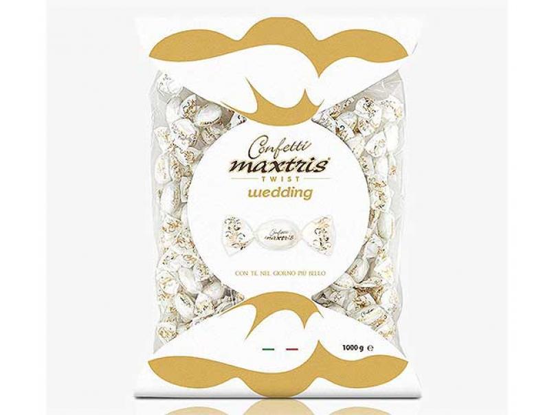 maxtris busta twist classico bianco - 1 kg