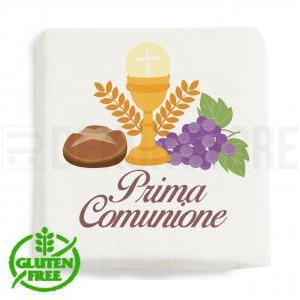 Marshmallow quadratino con stampa ' prima comunione ' - 20pz