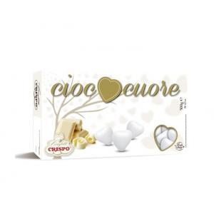 Ciococuore confetti al cioccolato bianco a forma di cuore - 500 gr