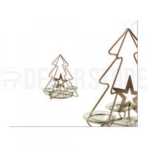 Albero tree metallo c/5 vetrini cm.35