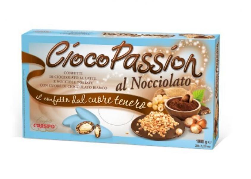 crispo crispo nocciolato celeste - ciocopassion confetti 1 kg