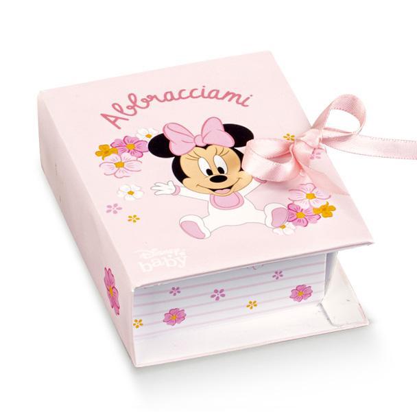 scotton spa libro porta confetti minnie baby flowers 70x60x30 mm - 5 pz