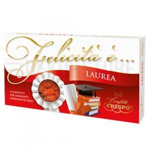 Felicita' è…laurea - confetti mandorla naturale rosso 1 kg