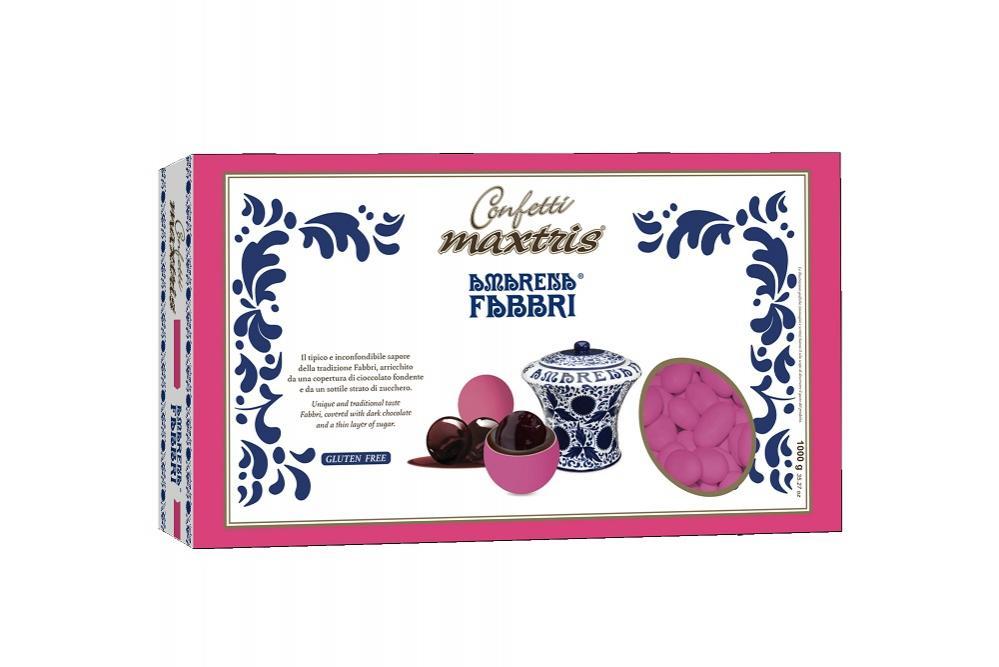 maxtris confetti maxtris amarena fabbri fucsia- 1 kg