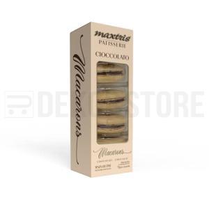 Macarons al cioccolato  - confezione da 5 pz, tortora