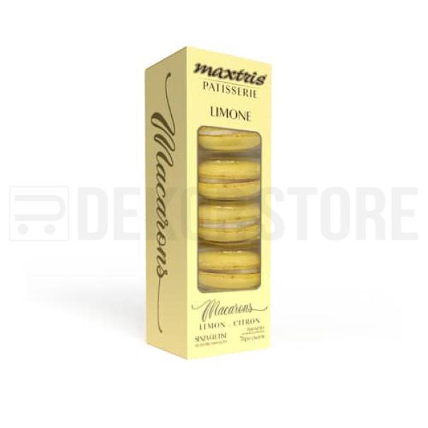 maxtris maxtris macarons al limone - giallo 5 pz