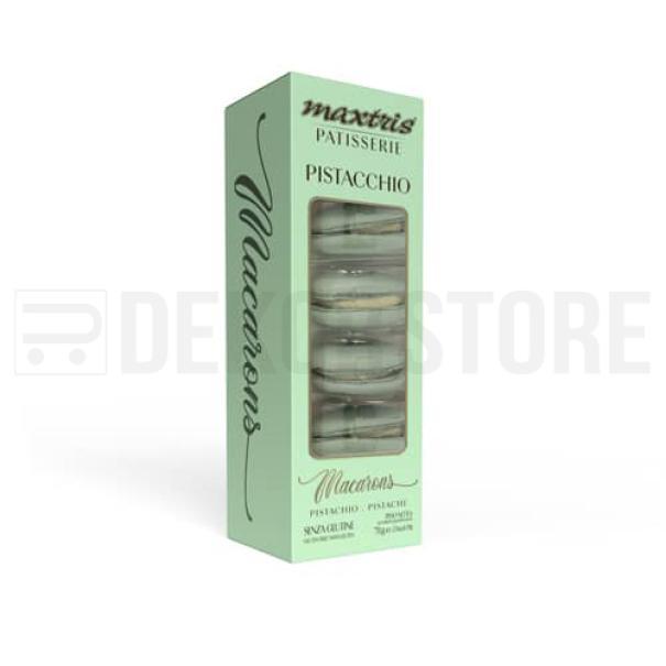 maxtris maxtris macarons al pistacchio - verde 5 pz