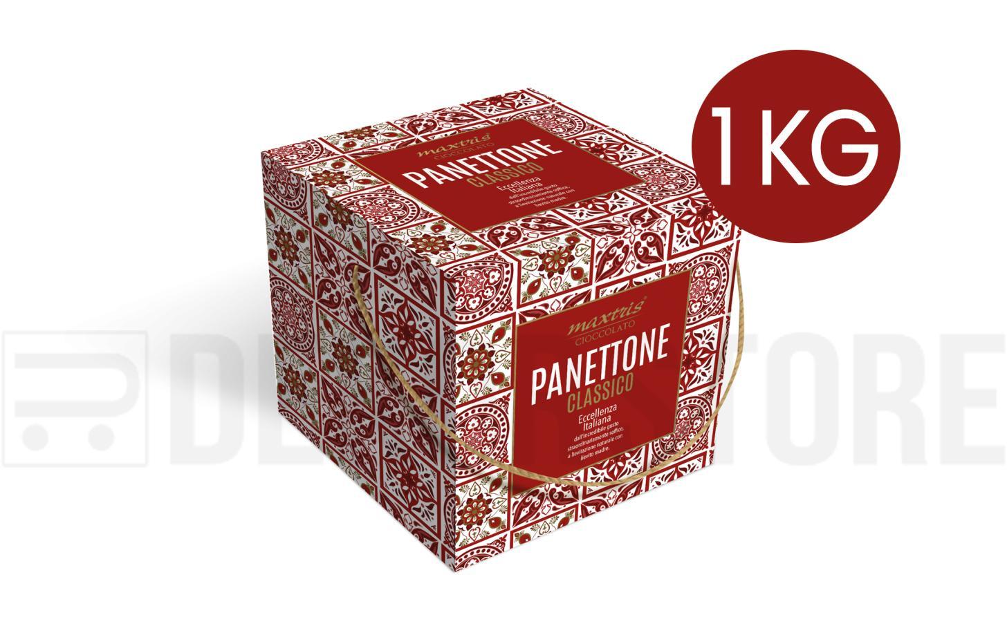 Panettone Artigianale Maxtris - Gusto Classico 1KG con il delizioso gusto della tradizione