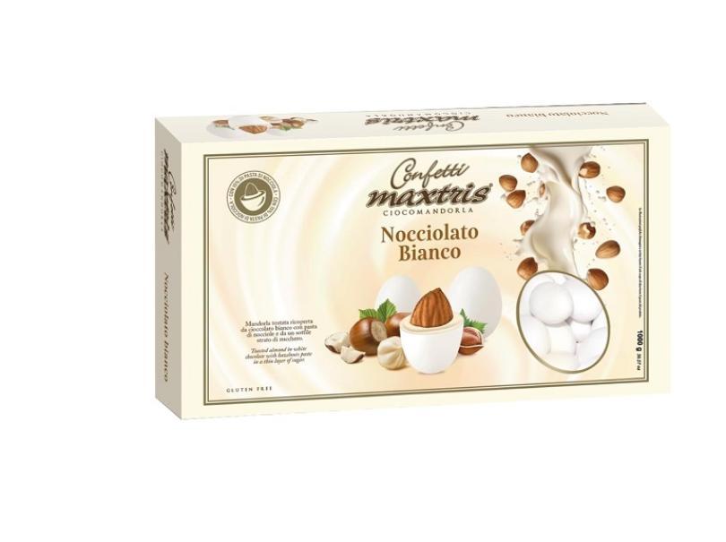 Confetti maxtris nocciolato bianco in confezione da 1KG