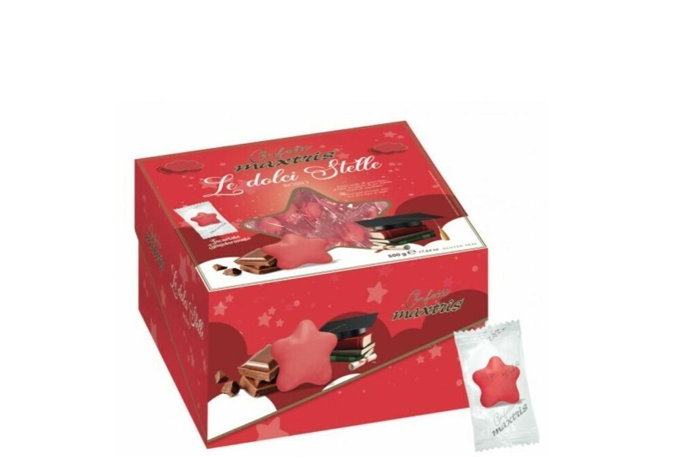 maxtris maxtris le dolci stelle rosse - vassoio  500 gr.