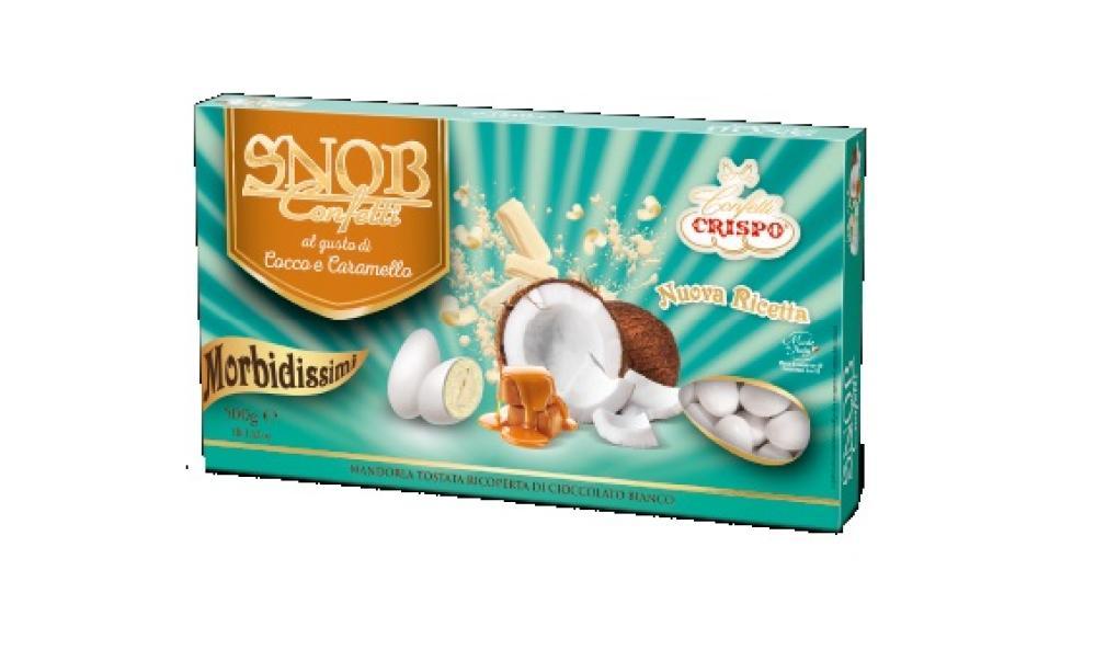 crispo confetti crispo cocco e caramello - snob 500 gr