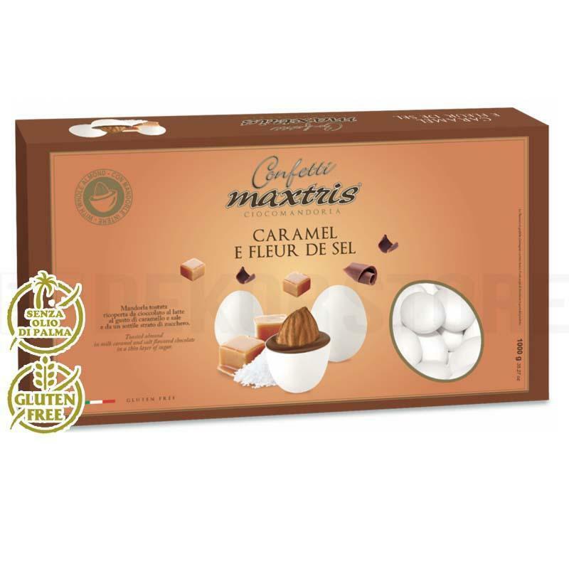 Confetti maxtris caramel e fleur de  sel in confezioni da 1KG