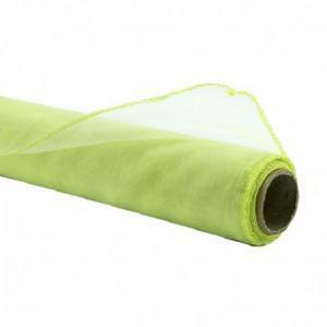 Organza verde chiaro - 47 cm x 10 yd