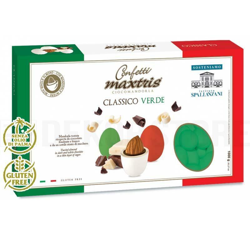 Confetti maxtris classico verde in confezioni da 1KG