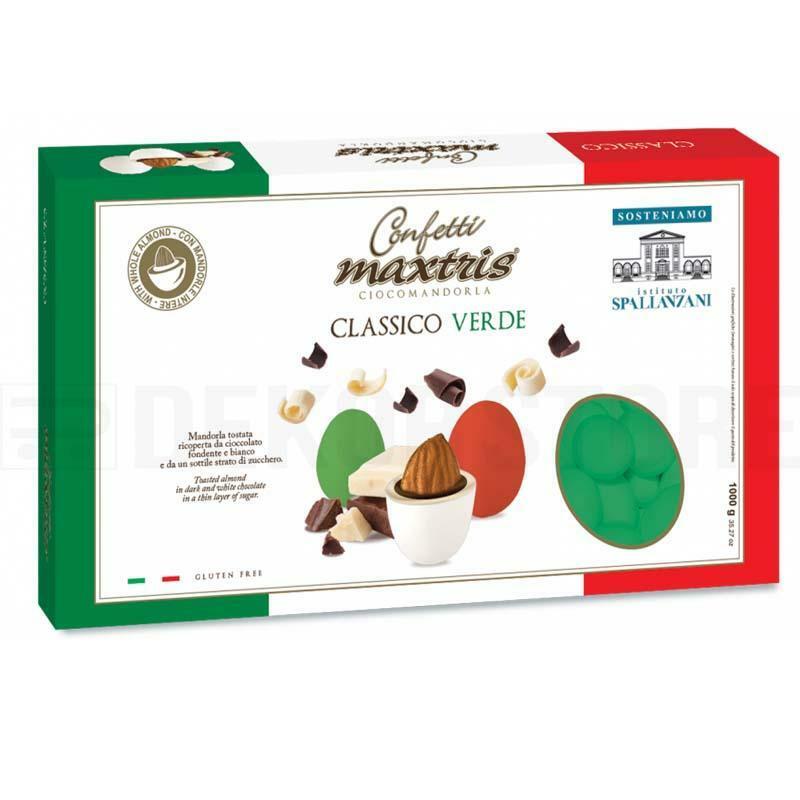 Confetti maxtris classico verde in confezioni da 1KG