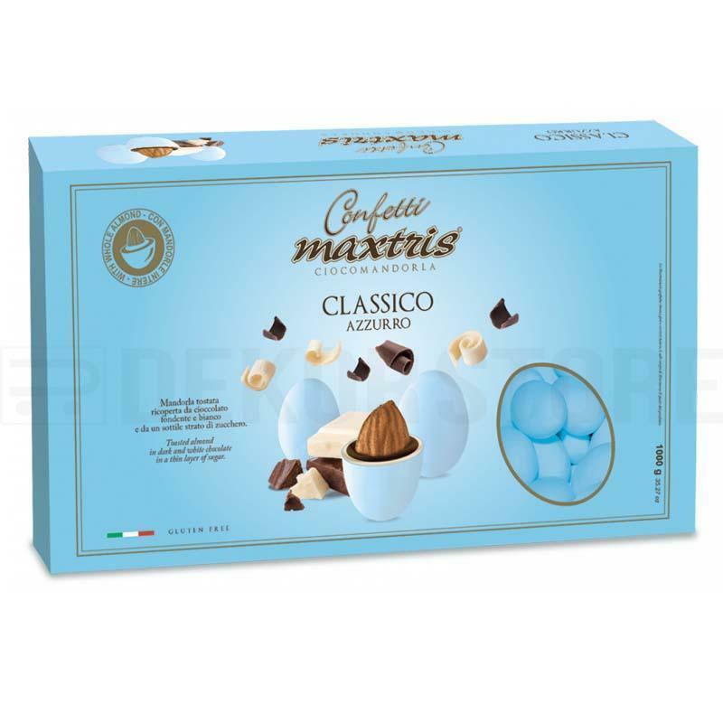 Confetti Maxtris classico azzurro in confezione da 1kg