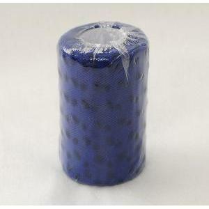 Tulle pois blu - 12,5 cm x 25 mt