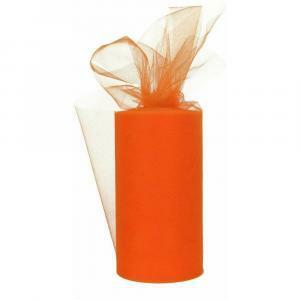 Tulle arancio - 25 cm x 100 mt