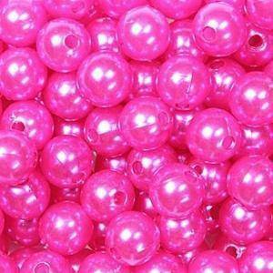 Dol24 perle decorative 8 mm fuxia - 250 pz