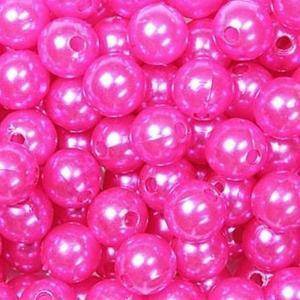 Dol24 perle decorative 10 mm fuxia - 115 pz