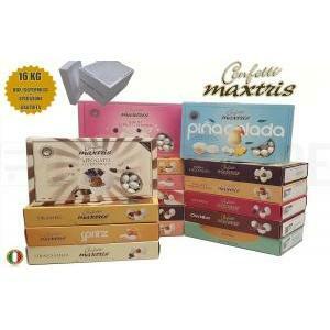 Kit risparmio confetti  16 kg gusti personalizzati - per 160/220 invitati