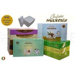 Kit risparmio confetti  10 kg gusti personalizzati - per 100/150 invitati