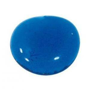 Ciottoli decorativi in vetro blu 30mm (100ml)