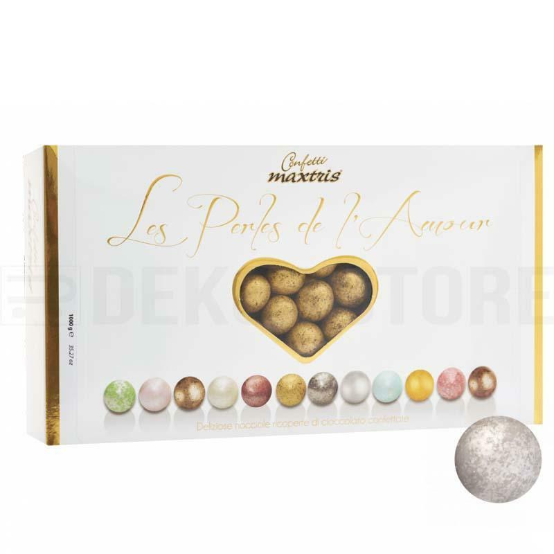 Confetti Maxtris les perles de l'amour argento perlato da 1KG