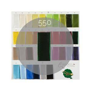 Nastro animato  verde smeraldo col 550 - 25 mm x 25 mt