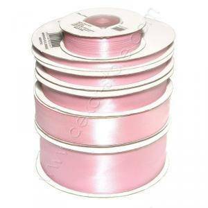 Doppio raso rosa 3 mm x 50 mt - satinato