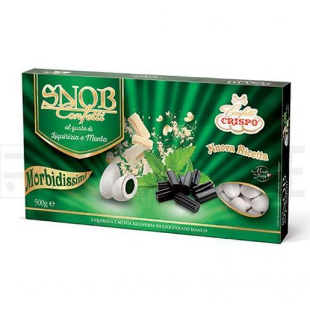 crispo confetti crispo liquirizia e menta - snob 500 gr